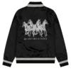 Mumford and Sons Bomber Black Jacket