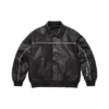 Spring 2025 Supreme x Nike Leather Oversized Bomber Varsity Jacket