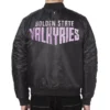 Unisex Golden State Valkyries FISLL Eclipse Black Flight Jacket