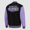 Golden State Valkyries FISLL Eclipse Black Full-Snap Varsity Jacket