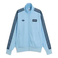 Adidas Oasis Sky Blue Zip-Up Track Jacket