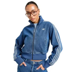 Adidas Originals Denim Firebird Womens Track Jacket