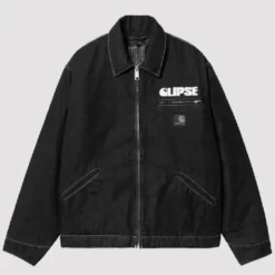 CLIPSE x Carhartt WIP OG Detroit Jacket Black