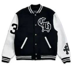 Chrome Hearts Varsity Black Jacket