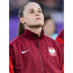 Ewa Pajor UEFA Women’s EURO 2025 Maroon Jacket