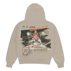 I’m A Little Crazy Morgan Wallen Beige Hoodie
