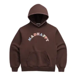 Madhappy Plaid Cooper Brown Fleece Hoodie