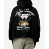 Pacsun Studio Lounge Cropped Pullover Fleece Black Hoodie