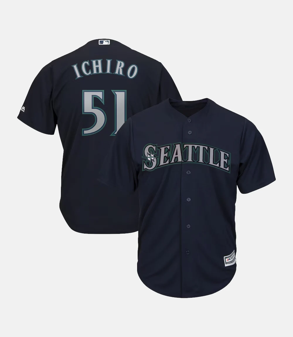 Seattle Mariners Ichiro Suzuki Navy Jersey Seattle Mariners Ichiro Suzuki Navy Blue Jersey