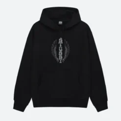 Stussy Wes Wings Hoodie Black