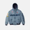 Supreme Ducati Hooded Racing Jacket Blue