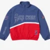 Supreme Old English Blue Track Jacket