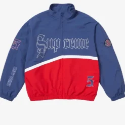 Supreme Old English Blue Track Jacket