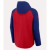 Texas Rangers Nike Red/Royal Authentic Collection Raglan Performance Jacket