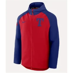 Texas Rangers Nike Authentic Collection Raglan Performance Jacket