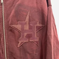 Travis Scott Cactus Jack All Leagues Zip-Up Blue And Red Hoodie