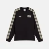Adidas x Oasis Tour 3-Stripes Long Sleeves Black T-Shirt