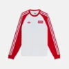 Adidas x Oasis Tour 3-Stripes Long Sleeves White T-Shirt