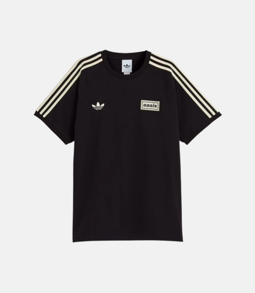 Adidas x Oasis Tour 3-Stripes T-Shirt Black Adidas x Oasis Tour 3-Stripes T-Black Shirt