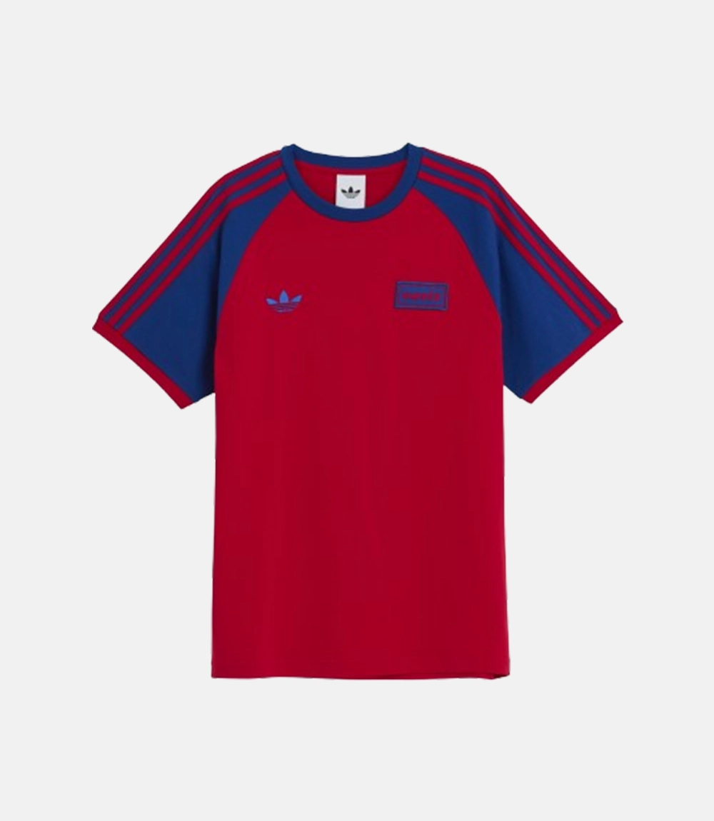 Adidas x Oasis Tour 3-Stripes T-Shirt Maroon Adidas x Oasis Tour 3-Stripes T-Maroon Shirt