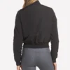 Black Alo Yoga Off-Duty Bomber Jacket