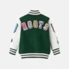 Barbie X Roots 65 Bomber Varsity Jacket