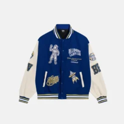 CARNIVAL x Billionaire Boys Club Blue Varsity Jacket