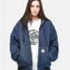 Womens Carhartt Denim Active Jacket Blue