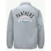 Mens Carolina Panthers Retro Coaches Jacket Grey