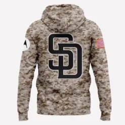 San Diego Padres City Connect Military Hoodie