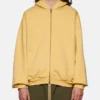 Fear of God Essentials Heavy Fleece Full Zip Amber Hoodie
