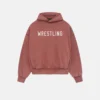 Fear of God Essentials Vintage Shrunken Crimson Hoodie