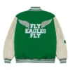 GOLF WANG Philadelphia Eagles Letterman Full-Snap Jacket