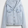 GAP x BEIS Hooded Denim Jacket