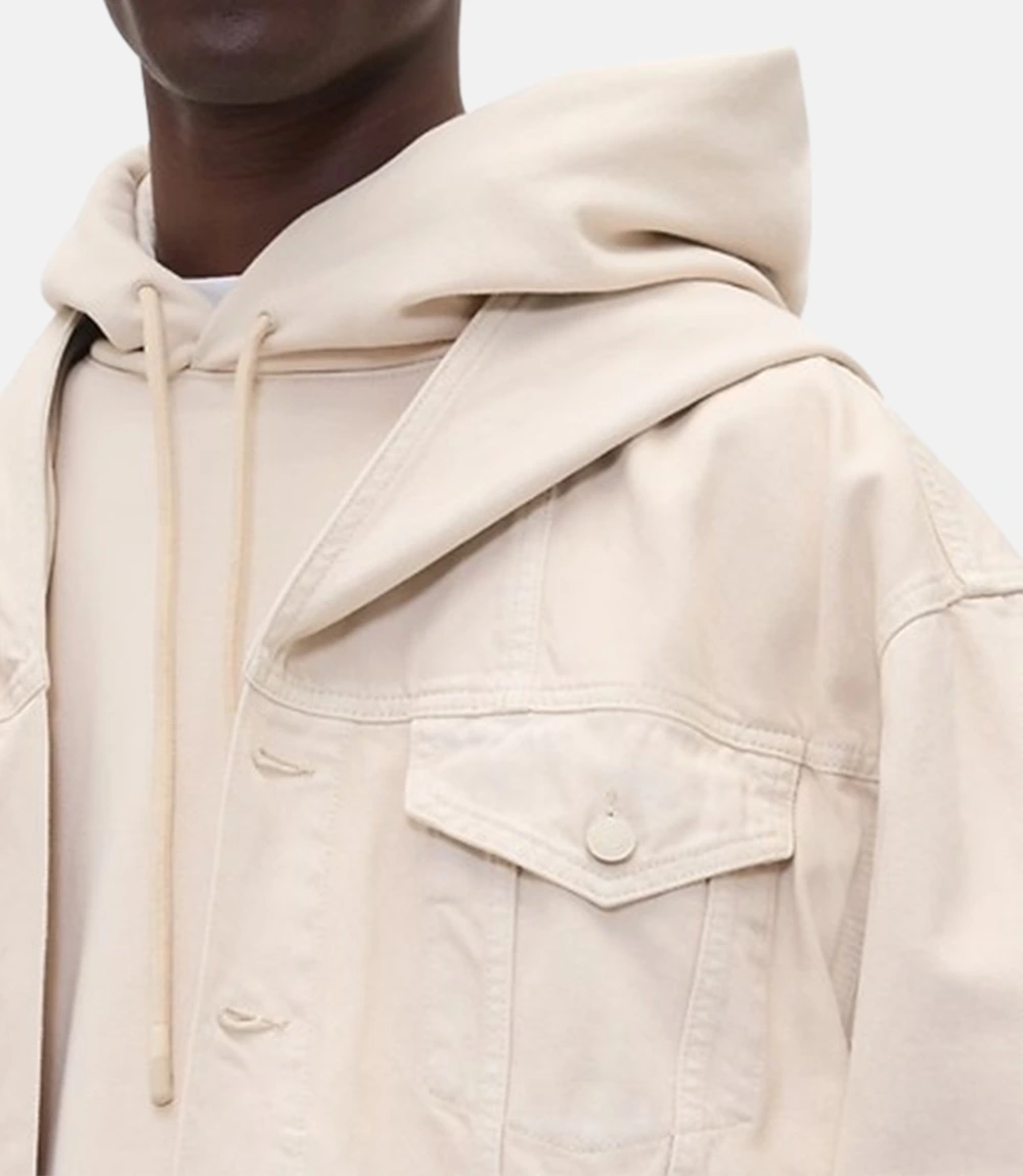 Gap × BEIS Oversized Light Tundra Denim Jacket for mens Gap × BEIS Oversized Light Tundra Denim Jacket