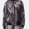 The Wild Collective Gray Philadelphia Eagles Camo Jacket