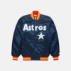 HOMAGE X Starter Astros Satin Jacket Blue