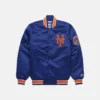 HOMAGE X Starter Mets Blue Satin Jacket