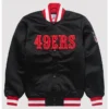 HOMAGE x 49ers Blackout Black Starter Jacket