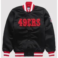 HOMAGE x 49ers Blackout Black Starter Jacket