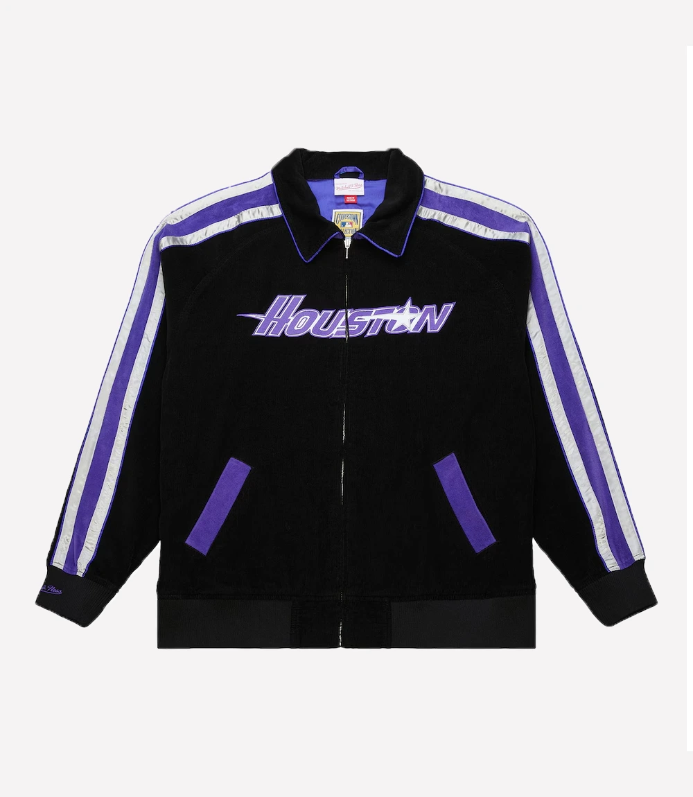 Houston Astros Mitchell & Ness x DJ Screw Corduroy Jacket Black Houston Astros Mitchell Ness x DJ Screw Corduroy Jacket