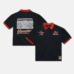 Houston Astros Mitchell & Ness x DJ Screw Shooting Shirt