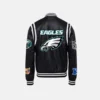 Philadelphia Eagles Jeff Hamilton Black Vegan Leather Jacket