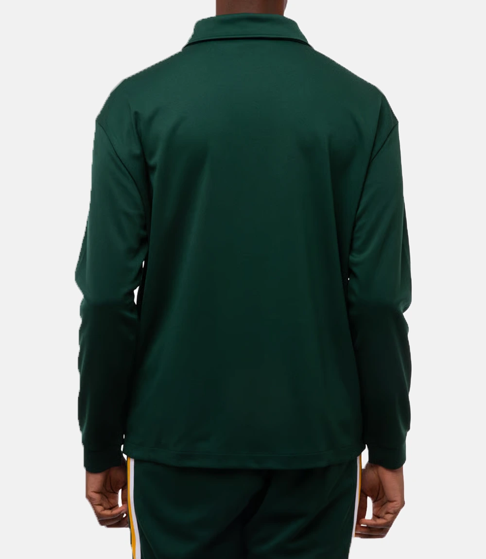 Lacoste x Ricky Regal Contrast Striped Zipper Jacket Lacoste x Ricky Regal Contrast Striped Piqué Zip Jacket