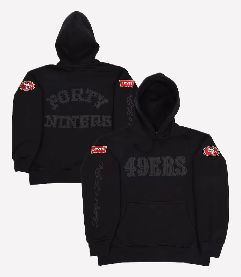 Levi's Black San Francisco 49ers Pullover Hoodie Levis San Francisco 49ers Hoodie