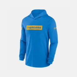 Los Angeles Chargers 2025 Sideline Jim Harbaugh Hoodie Blue
