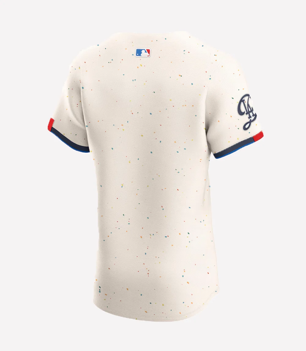Los Angeles Dodgers White City Connect Jersey LA Dodgers City Connect White Jersey