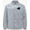 Carolina Panthers Retro Coaches Grey Jacket