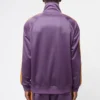Unisex Needles Butterfly Embroidered Purple Track Jacket