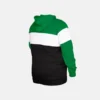 New Era Kelly Green Philadelphia Eagles Throwback Colorblocked Hoodie